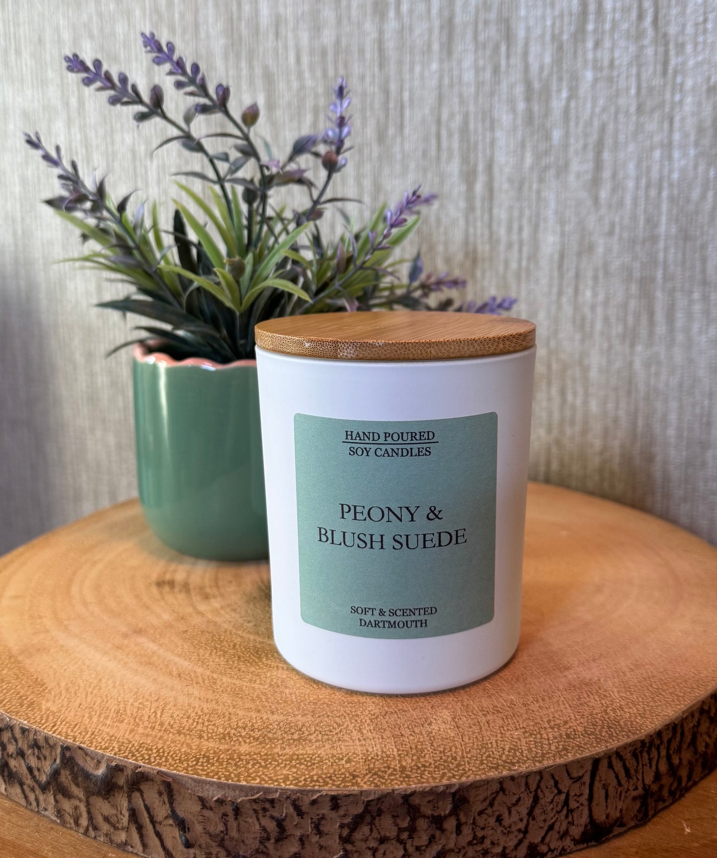 30cl Peony & Blush Suede Candle