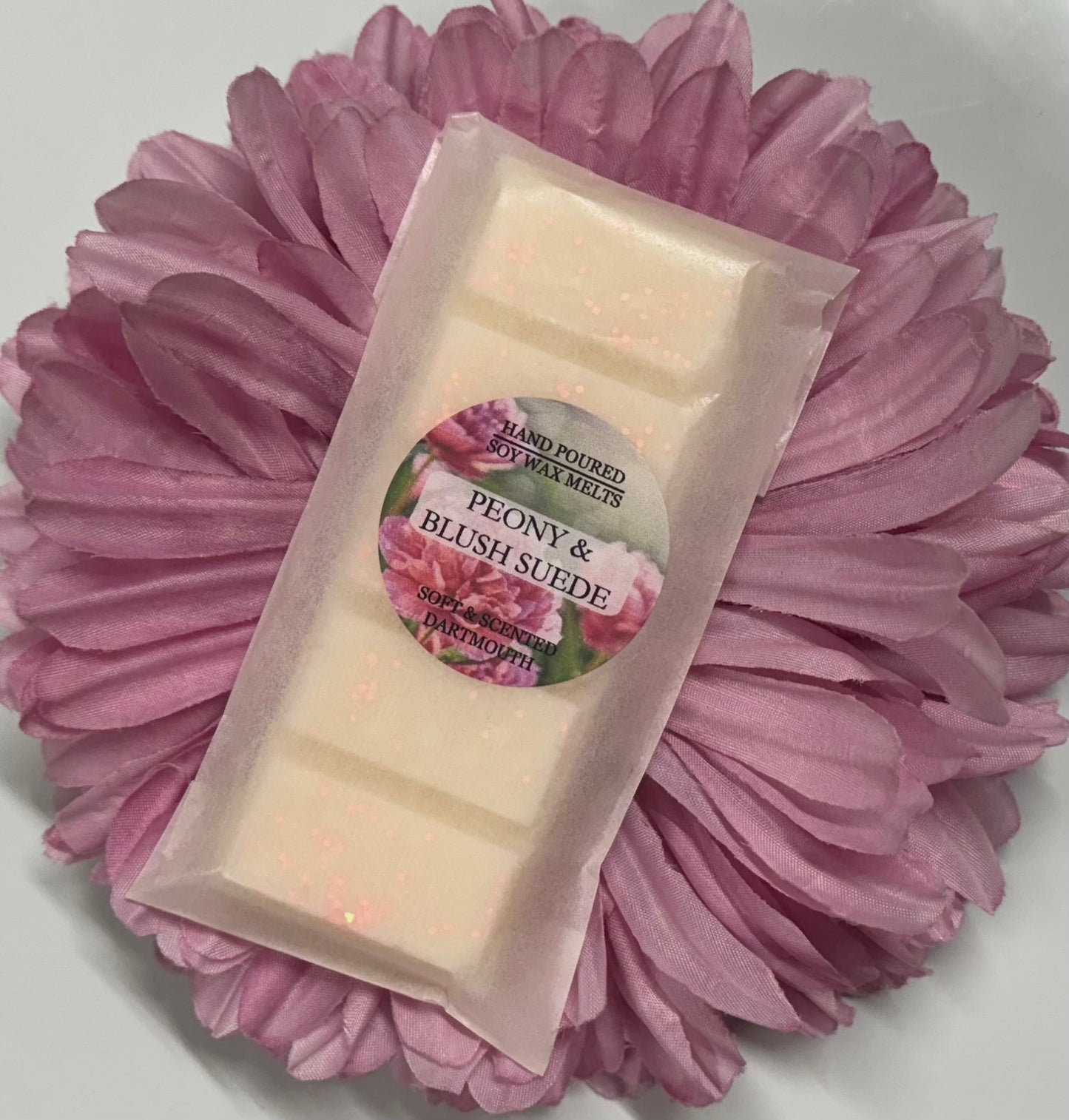 Peony & Blush Suede Wax Melt