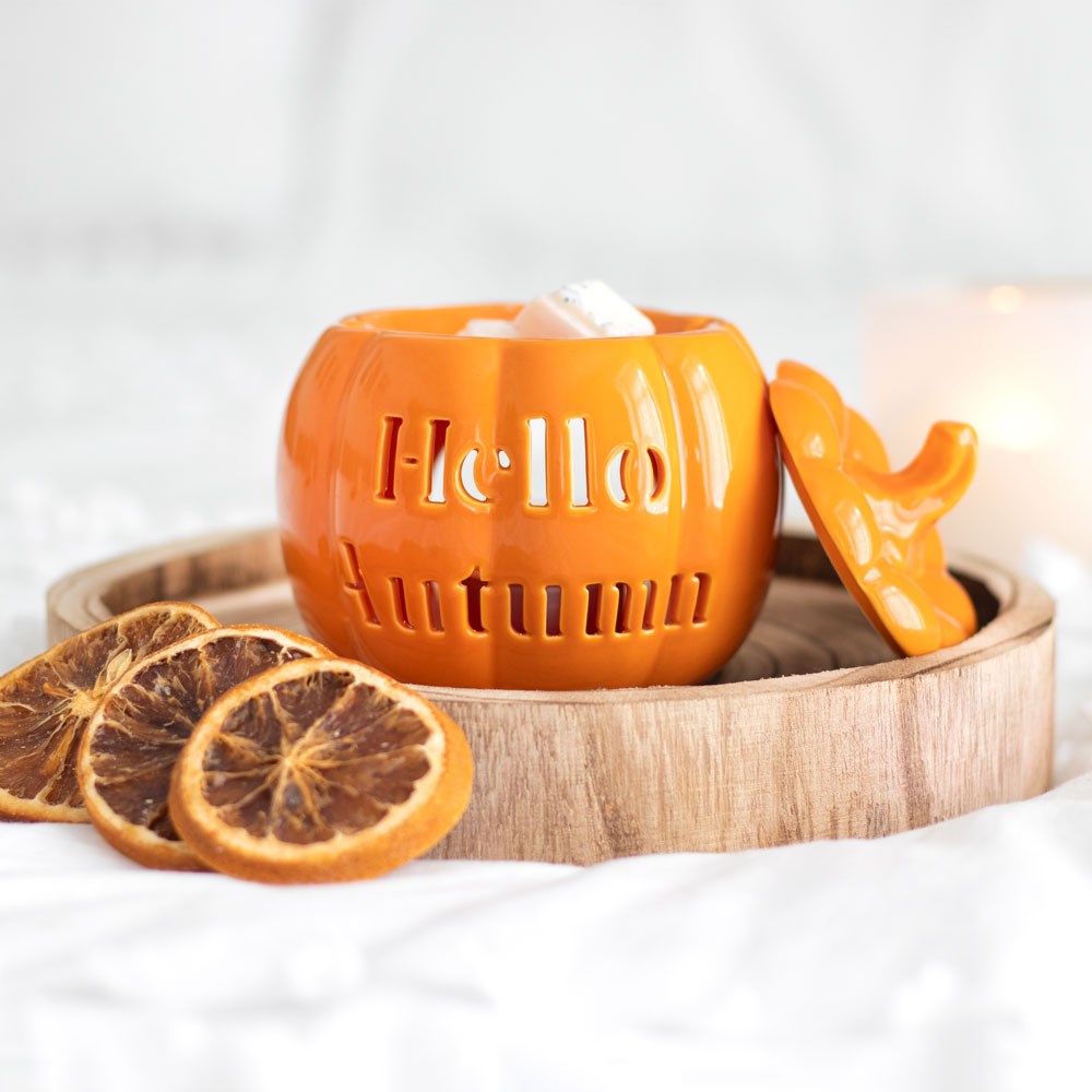 'Hello Autumn' Pumpkin Wax Warmer