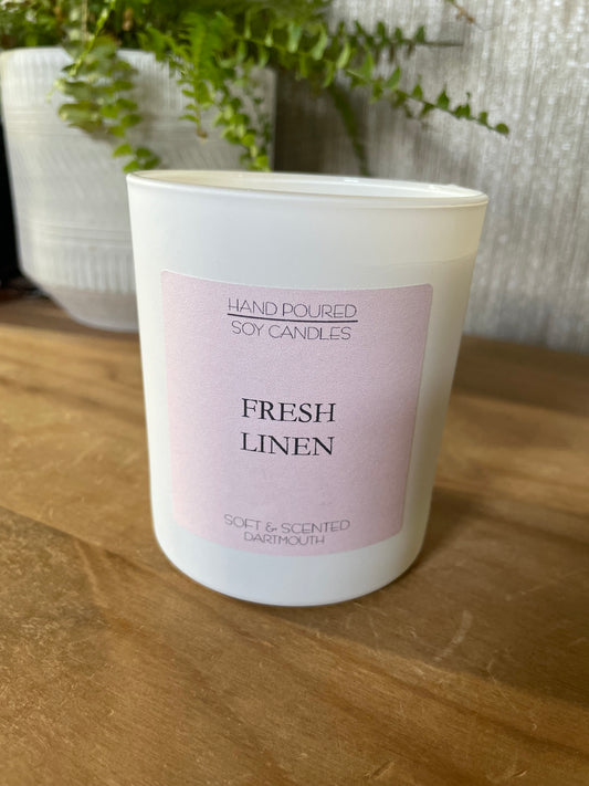 30cl Fresh Linen Candle (Lid not included)