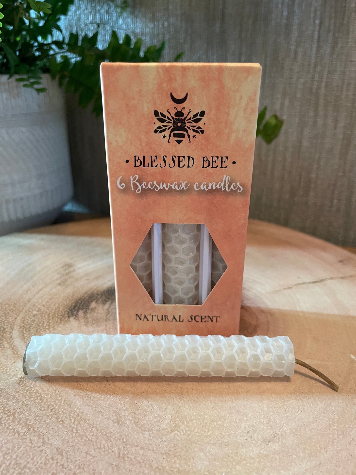 White Happiness Beeswax Candles