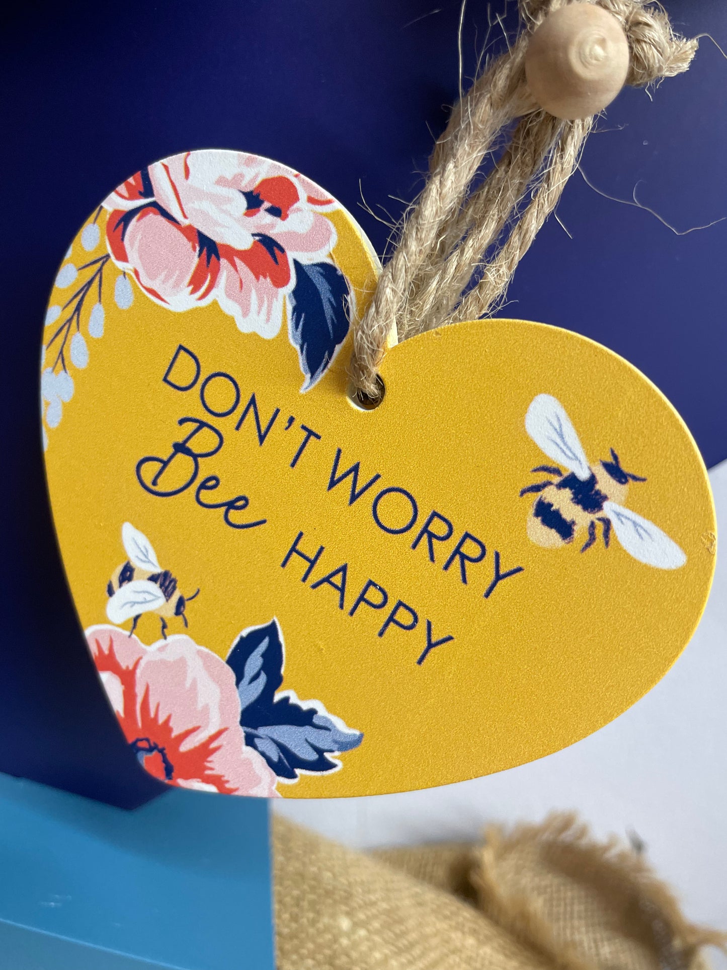 'Don't worry Bee happy' Sign