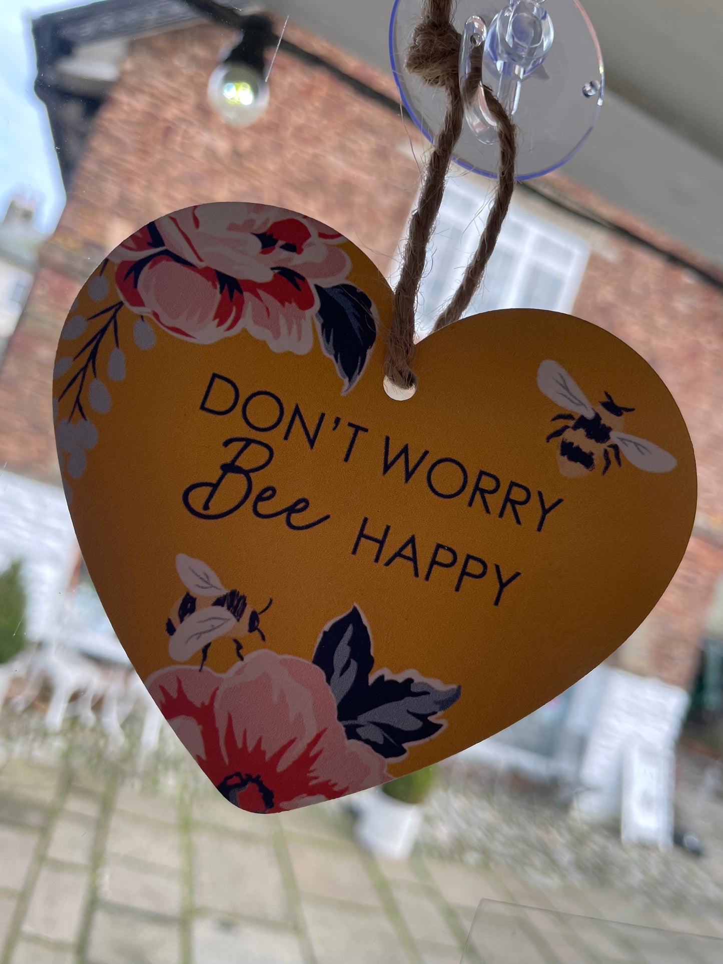 'Don't worry Bee happy' Sign