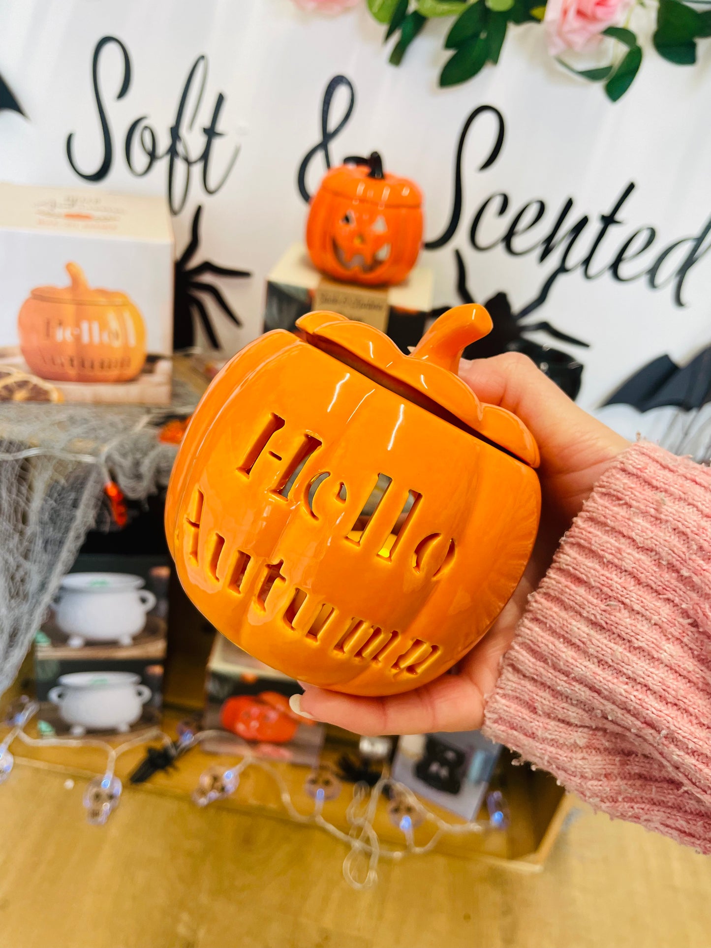 'Hello Autumn' Pumpkin Wax Warmer