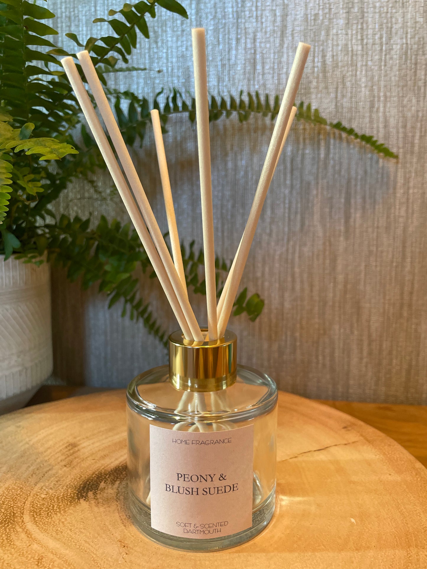 Peony & Blush Suede Reed Diffuser